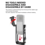 For Insta360 X3 YELANGU LW-ONE X3 Metal Cage Extended Frame Case - Image 7