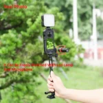 For Insta360 X3 YELANGU LW-ONE X3 Metal Cage Extended Frame Case - Image 8