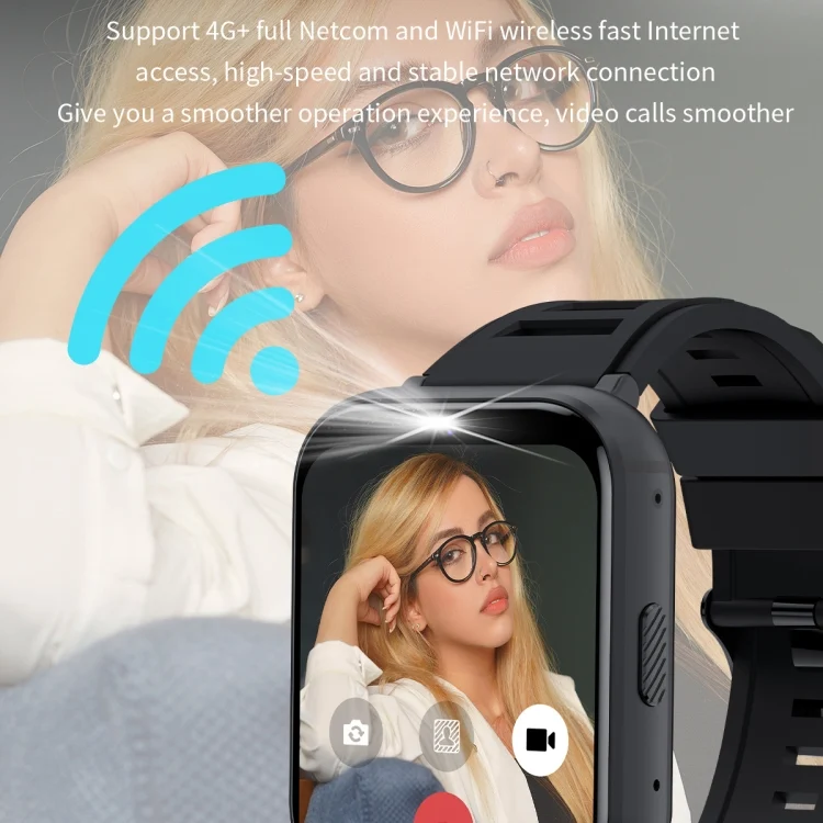 EDA004452301_B5.webp Q668 1.99 inch Screen 4G Smart Watch Android 9.0 - Image 6