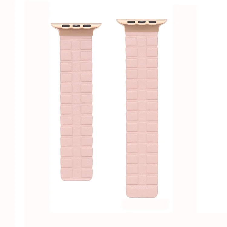 EDA004456302_B2.webp Square Two-section Leather Magnetic Watch Band - Image 3