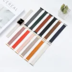 Square Two-section Leather Magnetic Watch Band - Image 4