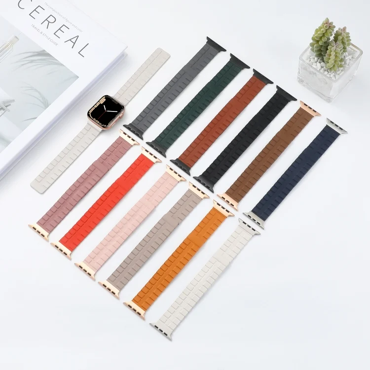 EDA004456302_B3.webp Square Two-section Leather Magnetic Watch Band - Image 4