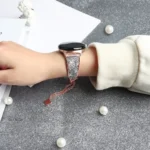 22mm Diamond Chain Mental Watch Band - Image 4