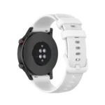 22mm Small Plaid Texture Silicone Watch Band - Image 3