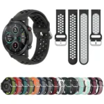 22mm Sports Two-tone Silicone Watch Band - Image 2