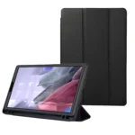 Solid Color 3-folding Leather Tablet Case, For Samsung Galaxy Tab A7 Lite, For Lenovo Tab M10 Plus 10.6 3rd Gen 2022, For Xiaomi Redmi Pad 10.61