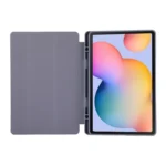 Solid Color 3-folding Leather Tablet Case, For Samsung Galaxy Tab S6 Lite/Tab S6 Lite 2022, For Xiaomi Pad 5 - Image 2