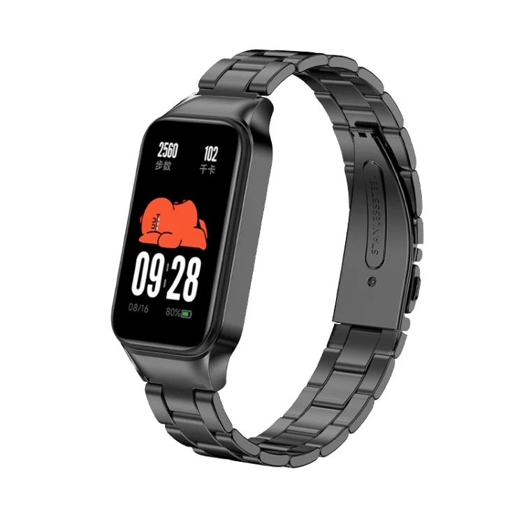 Three-bead Metal Watch Band