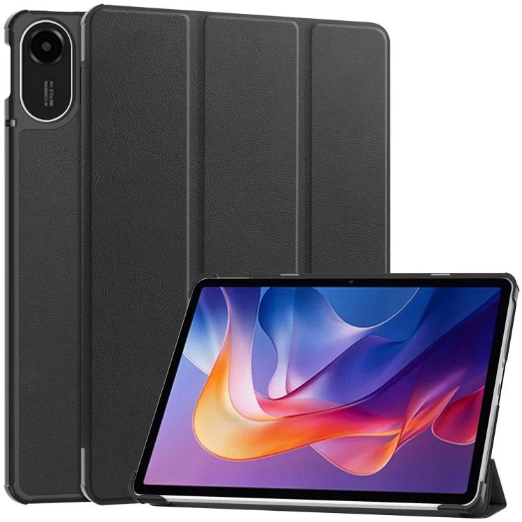 Custer Texture 3-Fold Holder Leather Smart Tablet Case, For Xiaomi Redmi Pad 2, For Xiaomi Pad 7 / 7 Pro