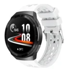 Solid Color Round Hole Silicone Watch Band