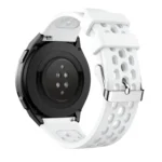 Solid Color Round Hole Silicone Watch Band - Image 3