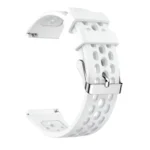 Solid Color Round Hole Silicone Watch Band - Image 4