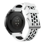 Two Color Round Hole Silicone Watch Band - Image 3