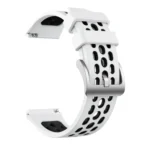 Two Color Round Hole Silicone Watch Band - Image 4