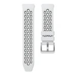Two Color Round Hole Silicone Watch Band - Image 5