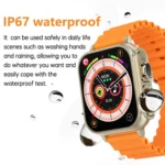 N22 2 in 1 1.96 inch HD Display Sport Bluetooth Call Earphone Smart Watch - Image 2