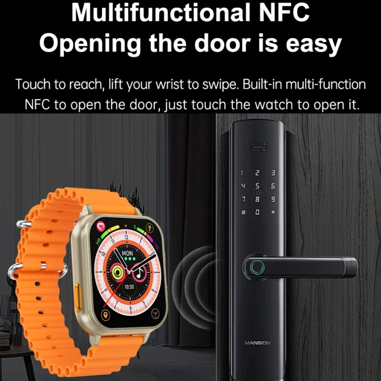 EDA004548201_B12.webp N22 2 in 1 1.96 inch HD Display Sport Bluetooth Call Earphone Smart Watch - Image 13
