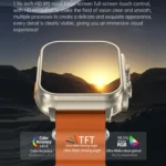 N22 2 in 1 1.96 inch HD Display Sport Bluetooth Call Earphone Smart Watch - Image 8