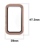 PC + Tempered Glass Film Integrated Watch Protective Case - Image 2