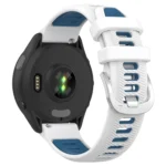 18mm Sports Two-Color Steel Buckle Silicone Watch Band - Image 6