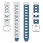 18mm Sports Two-Color Steel Buckle Silicone Watch Band - Image 7