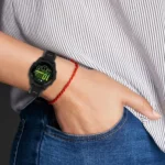 18mm Sports Two-Color Steel Buckle Silicone Watch Band - Image 4