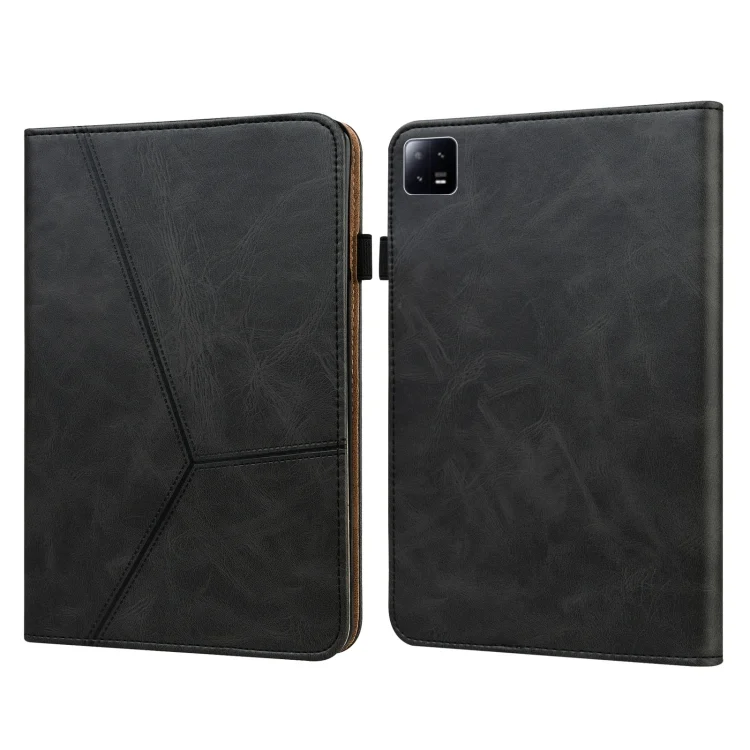Embossed Striped Leather Tablet Case, For Xiaomi Pad 6 / Pad 6 Pro