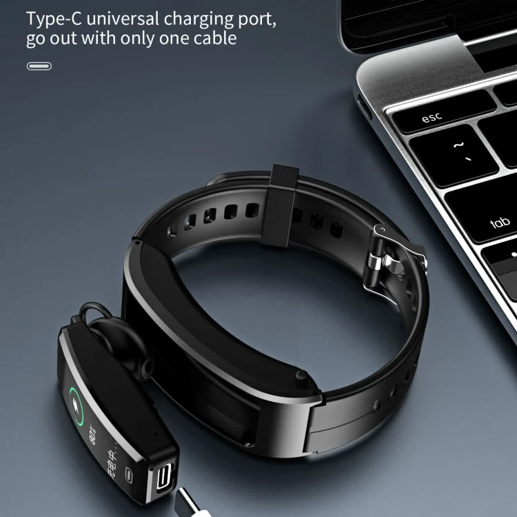 EDA004557701_B7.webp B7 Bluetooth Earphone Smart Bracelet, Support Sleep Monitoring / Blood Oxygen Monitoring / Heart Rate Monitoring - Image 8