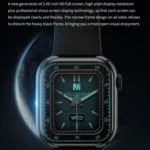 IW9 2.05 inch Square Screen Smart Watch Supports Bluetooth Calls/Blood Oxygen Monitoring - Image 6
