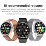 R6 1.32 inch Round Screen 2 in 1 Bluetooth Earphone Smart Watch, Support Bluetooth Call / Health Monitoring - Image 2