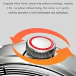 R6 1.32 inch Round Screen 2 in 1 Bluetooth Earphone Smart Watch, Support Bluetooth Call / Health Monitoring - Image 5