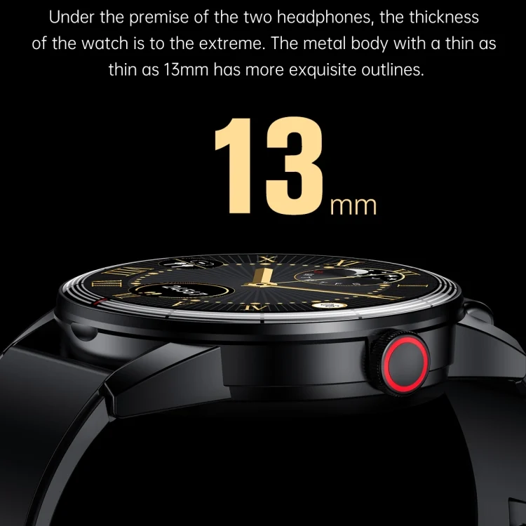 EDA004558401_B5.webp R6 1.32 inch Round Screen 2 in 1 Bluetooth Earphone Smart Watch, Support Bluetooth Call / Health Monitoring - Image 6