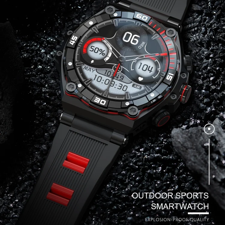EDA004560401_B7.webp CT18 1.43 inch AMOLED Screen Smart Watch Supports Bluetooth Call/Blood Oxygen Detection - Image 8