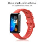 16mm Solid Color Silicone Replacement Watch Band - Image 5