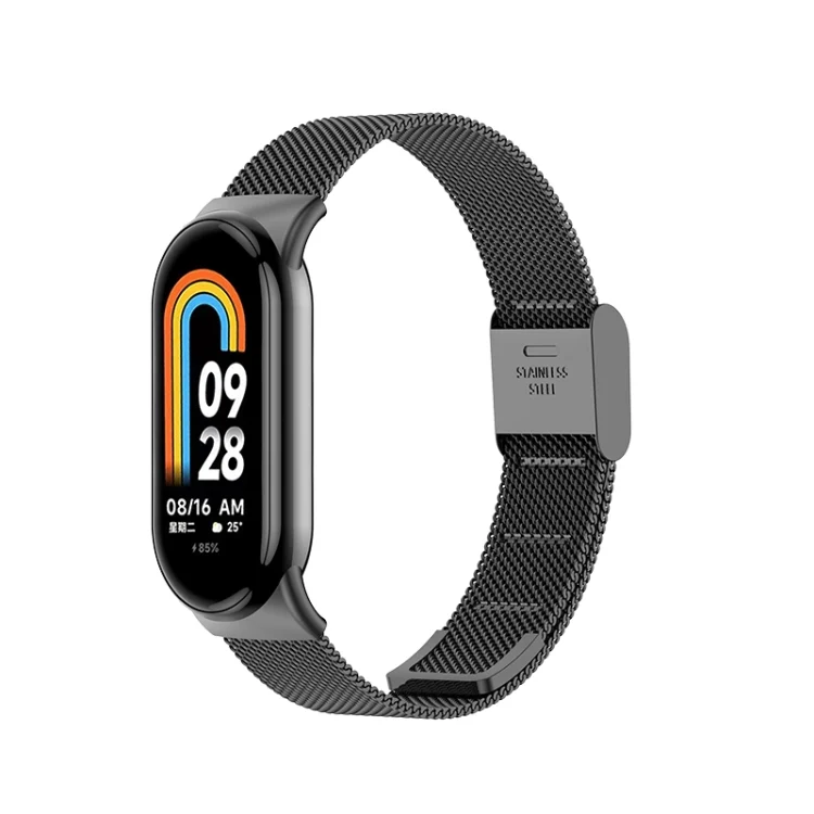 Milanese Buckle Metal Watch Band