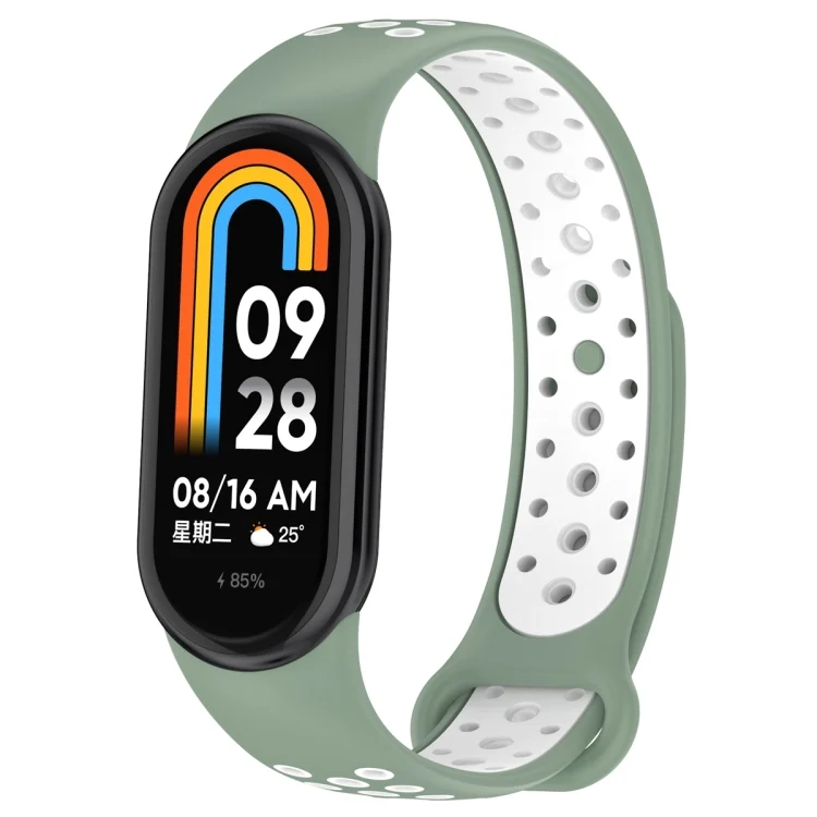 Sports Two Color Silicone Watch Band