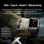 OVISEN T93 1.96 inch IPS Screen 2 in 1 Bluetooth Headset Smart Watch, Supports Blood Oxygen Monitoring/Bluetooth Music - Image 8
