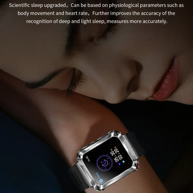 EDA004570201_B8.webp OVISEN T93 1.96 inch IPS Screen 2 in 1 Bluetooth Headset Smart Watch, Supports Blood Oxygen Monitoring/Bluetooth Music - Image 9