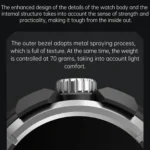OVISEN GT100 1.39 inch TFT Screen 2 in 1 Bluetooth Headset Smart Watch, Support Blood Oxygen Monitoring/Bluetooth Music - Image 5