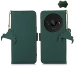 Genuine Leather Magnetic RFID Leather Phone Case, For Xiaomi Redmi A3, For Xiaomi Redmi Note 13 Pro 4G / POCO M6 Pro 4G, For Xiaomi Redmi Note 13 4G, For Xiaomi Redmi 13C 4G / 13C 5G / POCO C65...