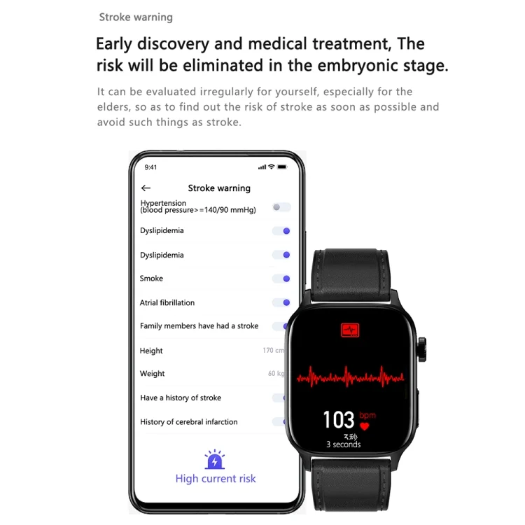 EDA0046252_B2.webp GT22 1.85 inch TFT Screen Silicone Band Health Smart Watch, Support Bluetooth Call / Plateau Blood Oxygen / Body Temperature / Arrhythmia / TI Heart Rate Monitoring - Image 3