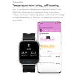 GT22 1.85 inch TFT Screen Silicone Band Health Smart Watch, Support Bluetooth Call / Plateau Blood Oxygen / Body Temperature / Arrhythmia / TI Heart Rate Monitoring - Image 4
