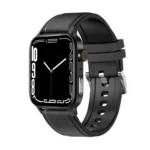 GT22 1.85 inch TFT Screen Leather Band Health Smart Watch, Support Bluetooth Call / Plateau Blood Oxygen / Body Temperature / Arrhythmia / TI Heart Rate Monitoring