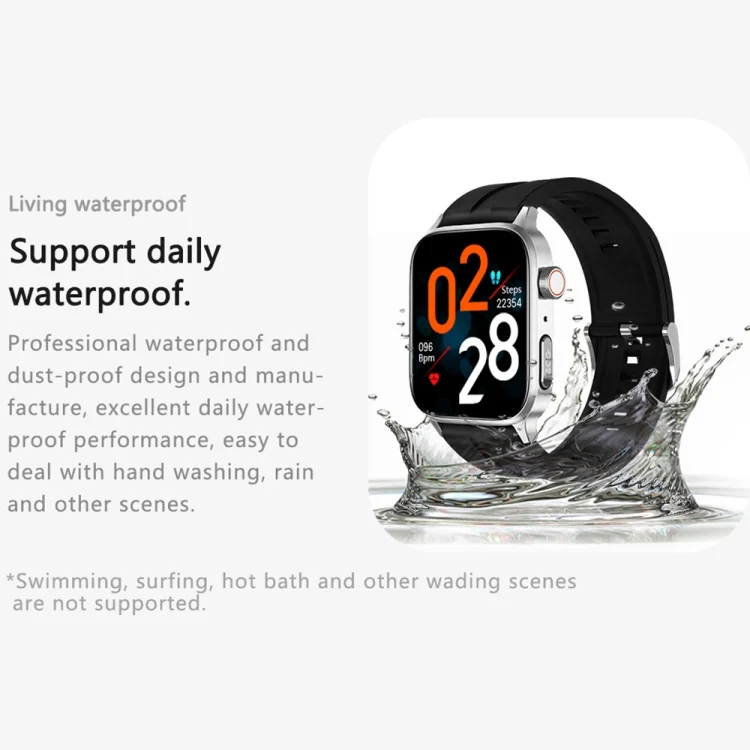 EDA0046254_B11.webp GT22 1.85 inch TFT Screen Leather Band Health Smart Watch, Support Bluetooth Call / Plateau Blood Oxygen / Body Temperature / Arrhythmia / TI Heart Rate Monitoring - Image 12