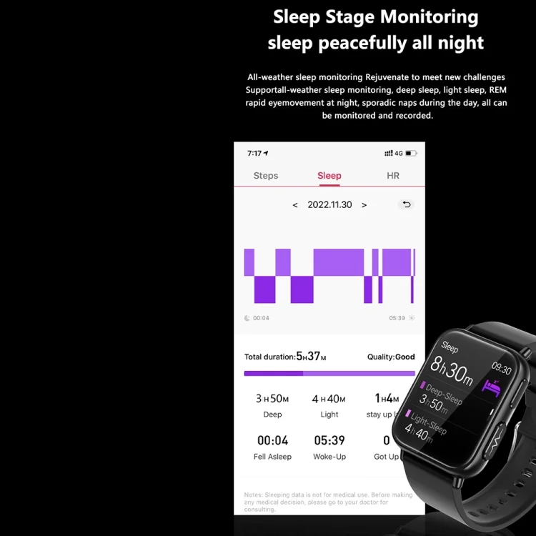 EDA0046260_B2.webp TK10 1.91 inch IP68 Waterproof Silicone Band Smart Watch Supports AI Medical Diagnosis/ Blood Oxygen / Body Temperature Monitoring - Image 3