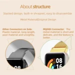 Mijobs Flat Hole Breathable TPU Watch Band - Image 5