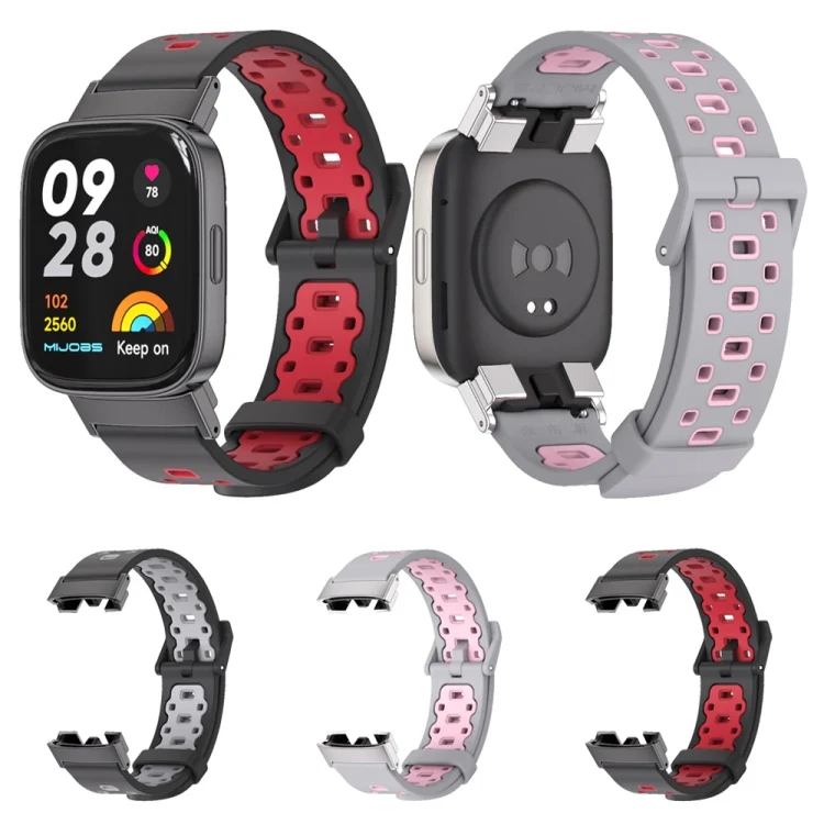 EDA0046266_B1.webp Mijobs Square Hole Breathable TPU Watch Band - Image 2