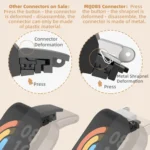 Mijobs Three-Bead Metal Stainless Steel Watch Band - Image 4