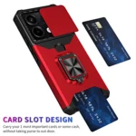 Camera Shield Card Slot PC+TPU Phone Case, For Redmi Note 13 Pro 5G, For Redmi Note 12 4G - Image 2