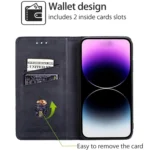 Cow Texture Magnetic Leather Phone Case, For Xiaomi Redmi Turbo 3 5G, For Xiaomi Civi 4 Pro, For Xiaomi Redmi A3 4G, For Xiaomi Redmi Note 13 4G - Image 6